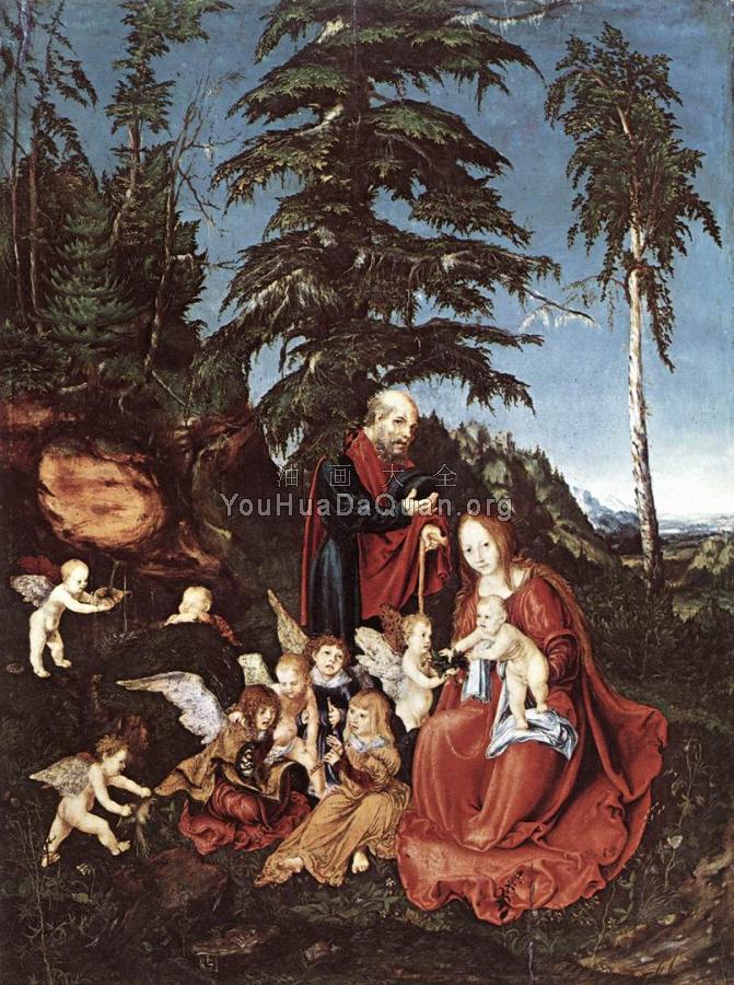 The Rest on the Flight into Egypt - 卢卡斯·伊尔·韦基奥·克拉纳赫